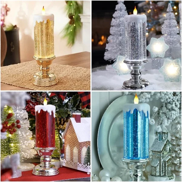 LED svíčky na Vánoce - Oslavné a bezpečné světla