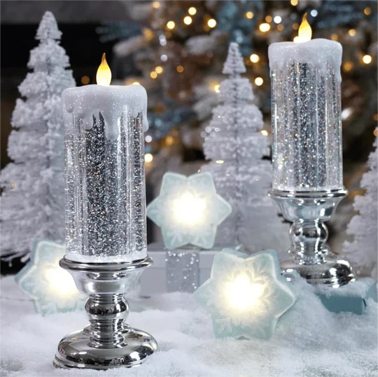 LED svíčky na Vánoce - Oslavné a bezpečné světla