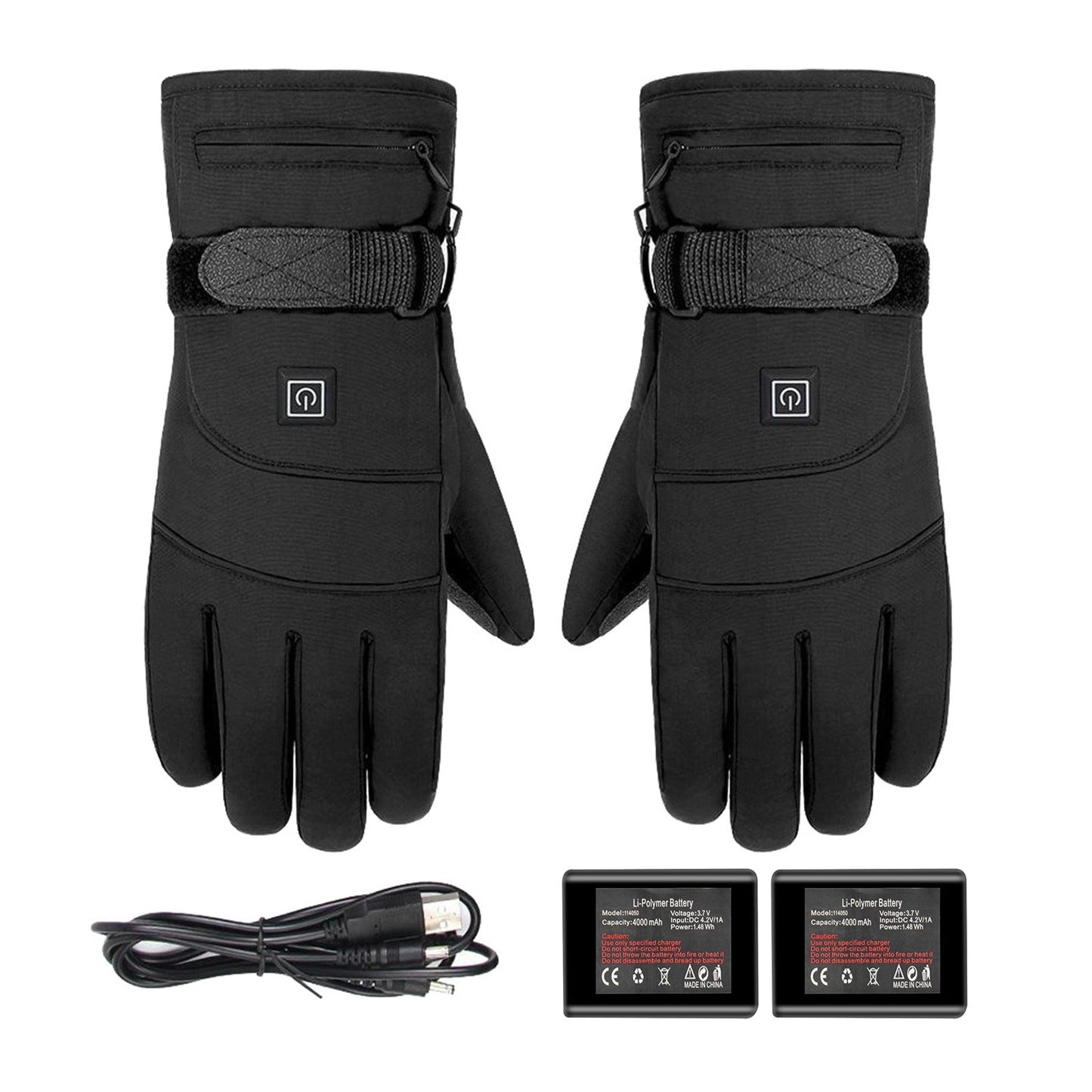 Keep your hands warm instantly with heated gloves