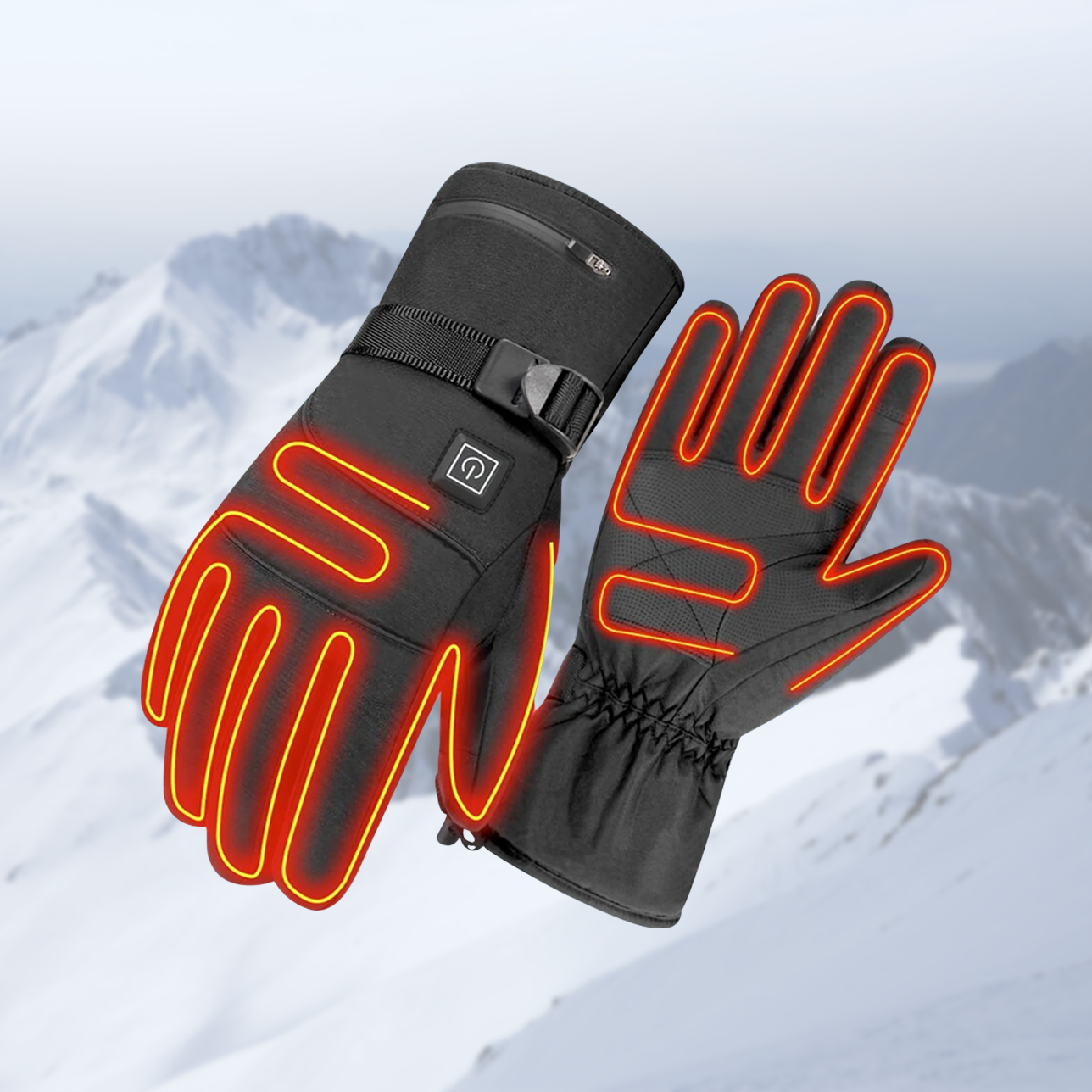Keep your hands warm instantly with heated gloves