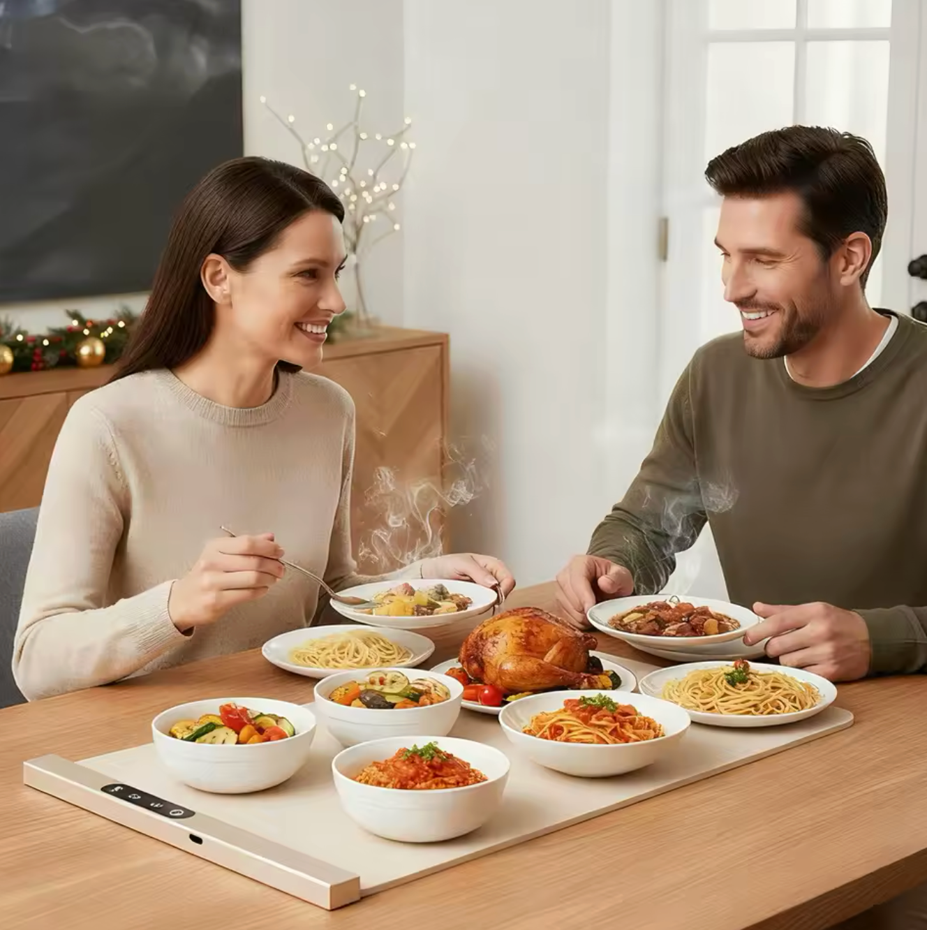 Έξυπνη πιατέλα θέρμανσης - Διατηρήστε τα πιάτα σας ζεστά για πολύ καιρό 