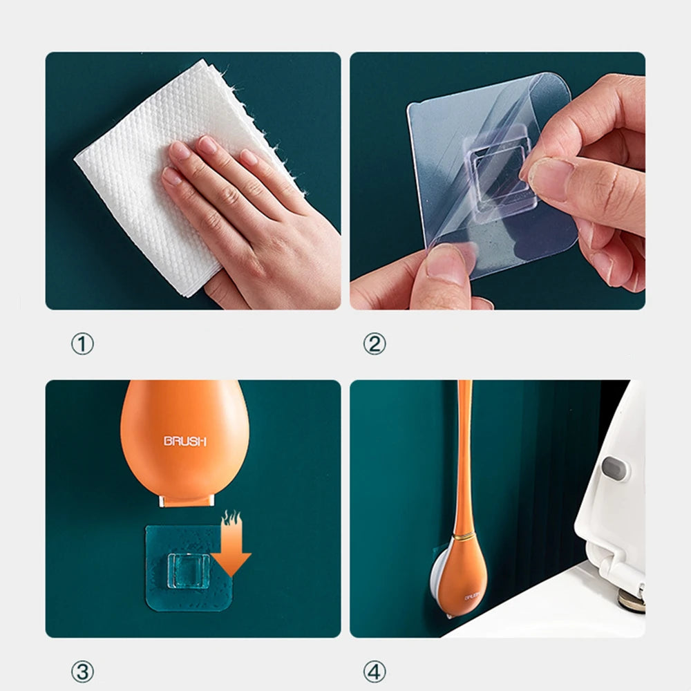 SmartBrush - Elegantní a hygienická silikonová toaletní štětka